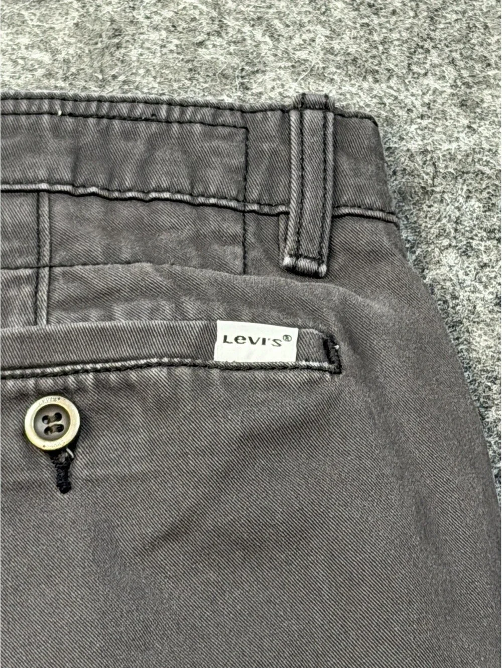 Levi’s XX Chino Joggers 36x32 Gray Tapered Stretch